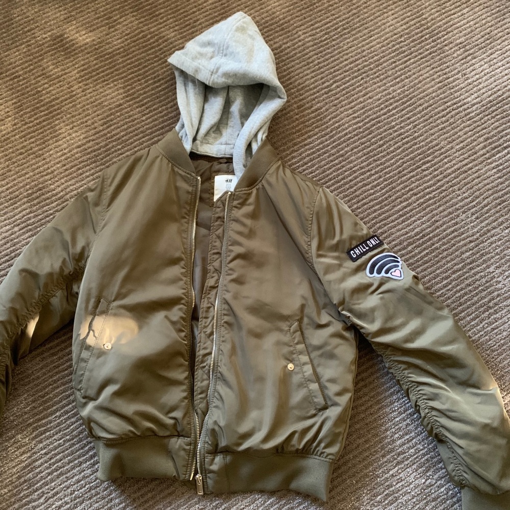 girls H&M bomber jacket